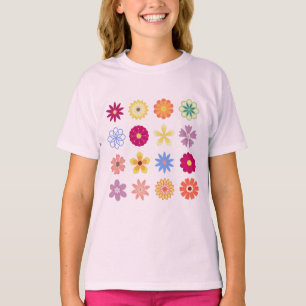 Blume, Vintage Blume, Blumengarten T-Shirt