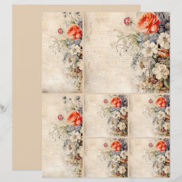 Blume Vintage Collage 1b 2 von 4