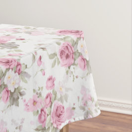 Blume, Vintage Rose, rosa Rosen Tischdecke