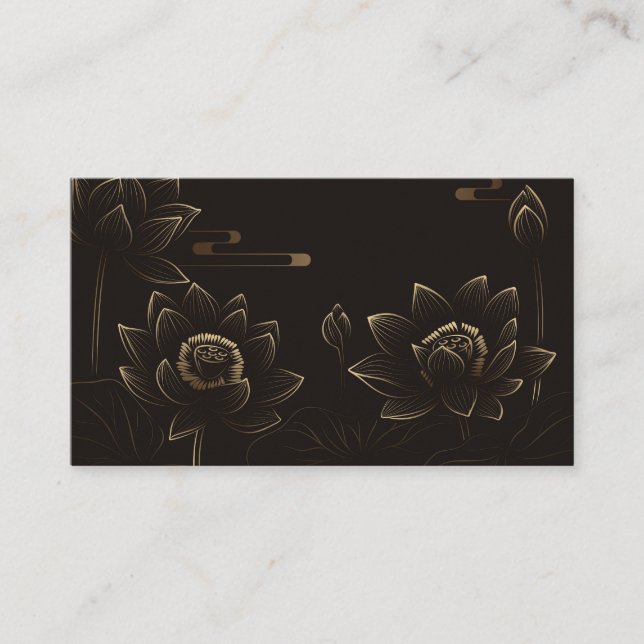 Blume Visitenkarte (Vorderseite)