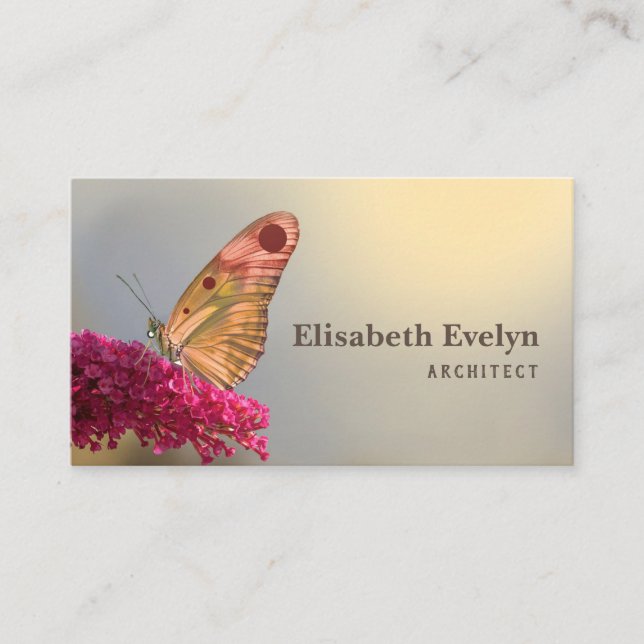 Blume Visitenkarte (Vorderseite)