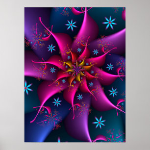 Blume von Abenden Poster