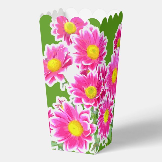 Blume von Aquarellfarben nahtlos Muster 5a Geschenkschachtel (Rückseite)