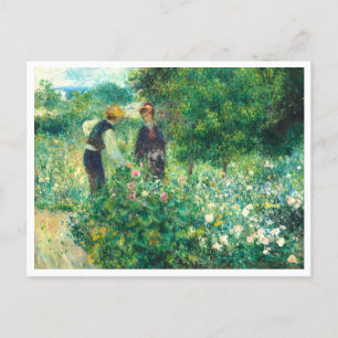Blume von Auguste Renoir Postkarte