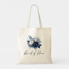 Blume von Blue Bridesmaid Tragetasche