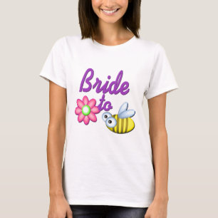 Blume von Braut zu Biene/ Spaß T-Shirt