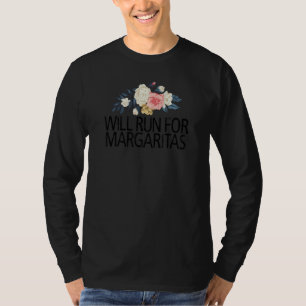 Blume von Floral Sarcastic werden Margaritas antre T-Shirt