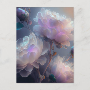Blume von Funkfrequenzen Postkarte
