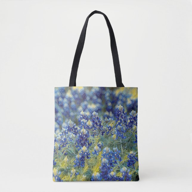 Blume von GlaubensHebräern 10:24 Bluebonnet-Tasche Tasche (Vorderseite)