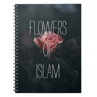 Blume von Islam Notebook muslimah islamic Geschenk Notizblock