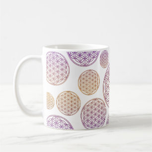 Blume von Leben-/Blume-DES Lebens - kopieren Sie Kaffeetasse