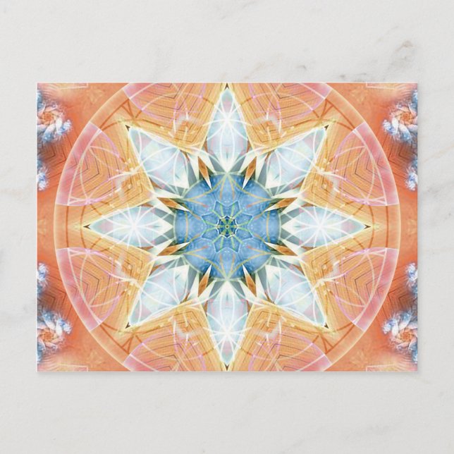 Blume von Life Mandala 3 Karten (Vorderseite)