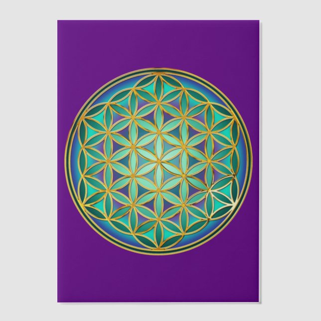 BLUME von LIFE - Sacred Geometrie Design 1 (Vorderseite)