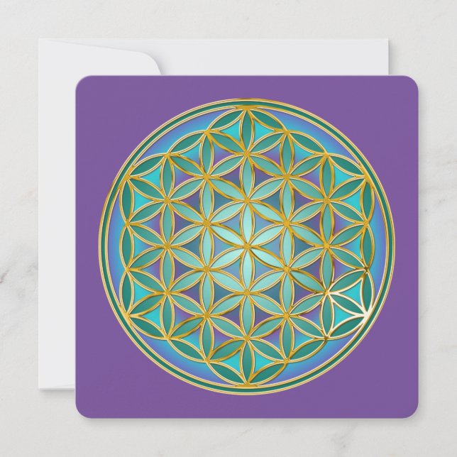 BLUME von LIFE - Sacred Geometrie Design 1 (Vorderseite)
