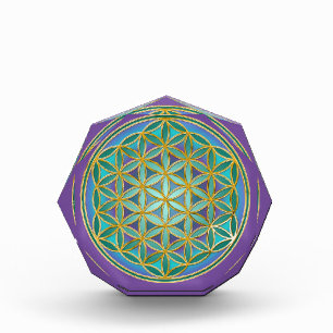 BLUME von LIFE - Sacred Geometrie Design 1 Fotoblock