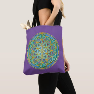 BLUME von LIFE - Sacred Geometrie Design 1 Tasche