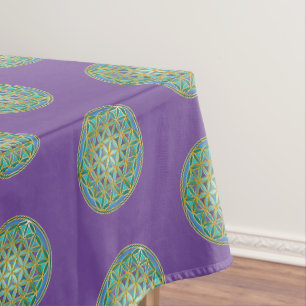 BLUME von LIFE - Sacred Geometrie Design 1 Tischdecke