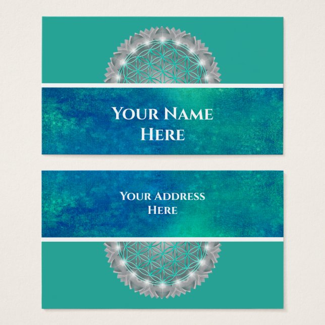 BLUME von LIFE - Sacred Geometrie Light 2 (Vorne & Hinten)