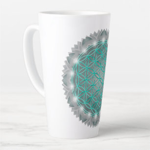 BLUME von LIFE - Sacred Geometrie Light 2 Milchtasse
