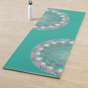 BLUME von LIFE - Sacred Geometrie Light 2 Yogamatte