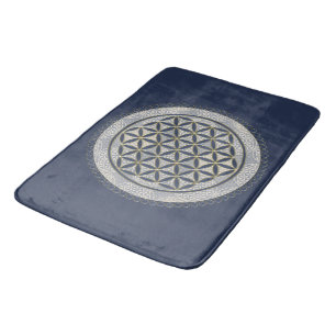 BLUME von LIFE - Symbol "Sacred Geometrie" Art. 1 Badematte