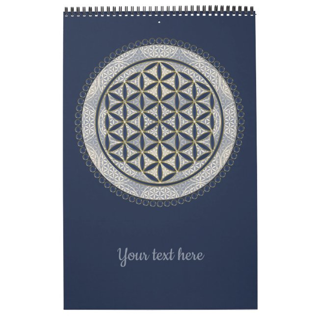 BLUME von LIFE - Symbol "Sacred Geometrie" Art. 1 Kalender (Titelbild)