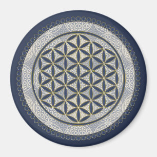BLUME von LIFE - Symbol "Sacred Geometrie" Art. 1 Magnet