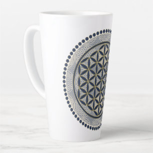 BLUME von LIFE - Symbol "Sacred Geometrie" Art. 1 Milchtasse