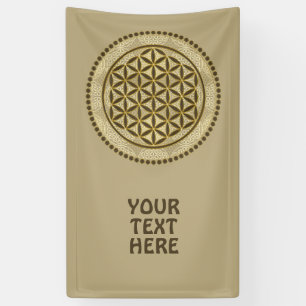BLUME von LIFE - Symbol "Sacred Geometrie" Art. 2 Banner