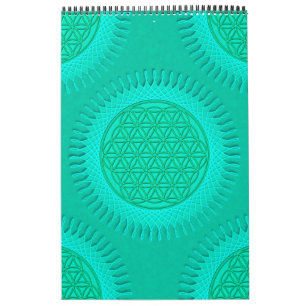 Blume von Live - Sonne - nahtloses Muster 2 Kalender