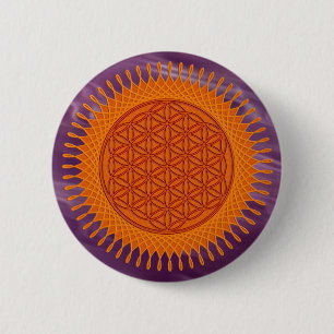 Blume von Live / sonniges Design Button