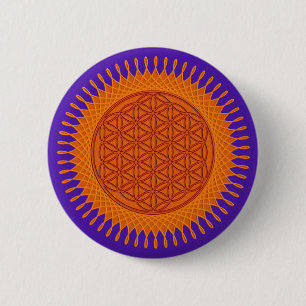 Blume von Live / sonniges Design Button