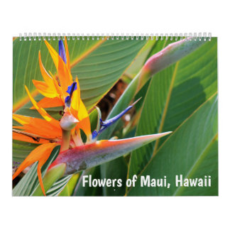 Blume von Maui Hawaii Kalender