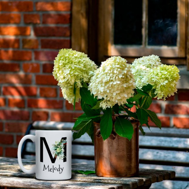 Blume von Monogramm Kaffee-Tasse Kaffeetasse (Von Creator hochgeladen)