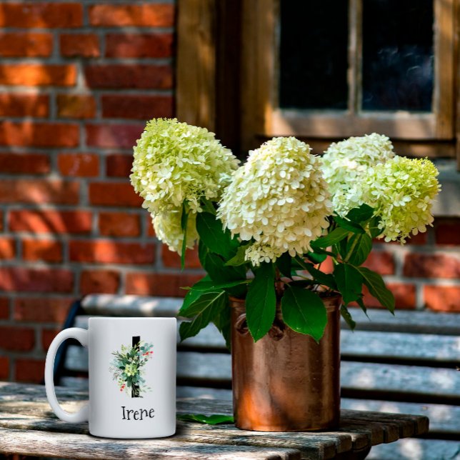 Blume von Monogramm Kaffee-Tasse Kaffeetasse (Von Creator hochgeladen)