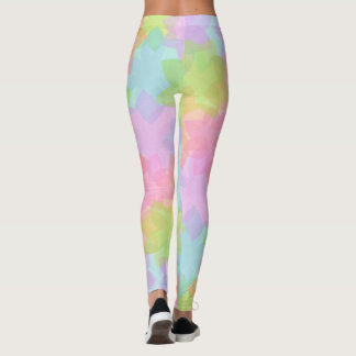 Blume von Regenbogenfarben, Viele Farbmuster Leggings