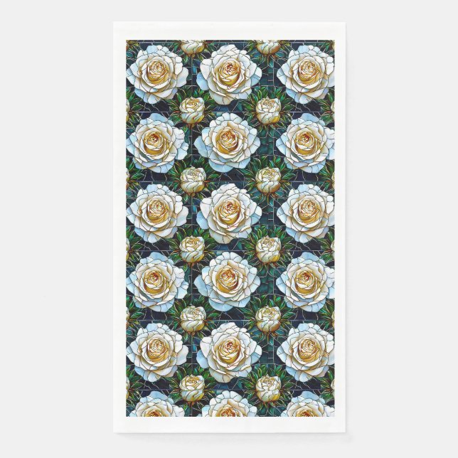 Blume von Rosen Serviette (Vorderseite)
