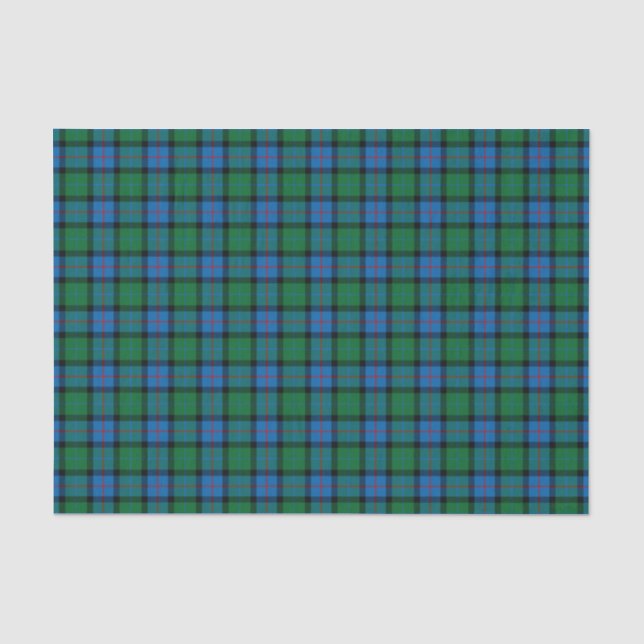 Blume von Schottland-StaatsangehörigerTartan Seidenpapier (Vorderseite)