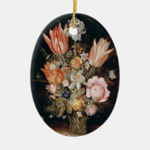 Blume von Van den Berghe Keramik Ornament