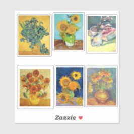 Blume von Van Gogh, Kunstmalereien Aufkleber