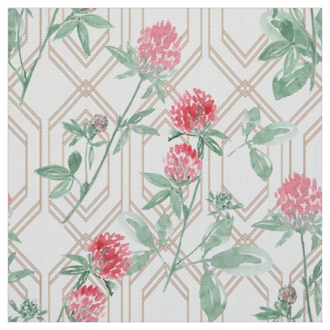 Blume von Wasserfarben Stoff (Muster)