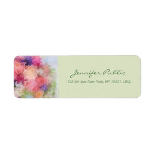 Blume Vorlage Handschrift Elegante Moderne Rückgab