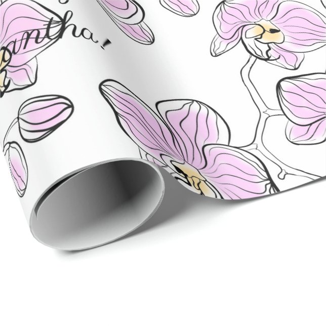 BLUME w Geschenkpapier (Rolleneckpunkt)
