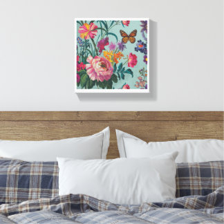 Blume Wallart Leinwanddruck