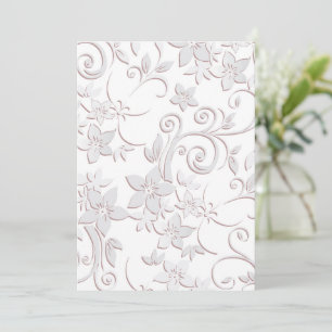 Blume - Wandpapier 1 Dankeskarte