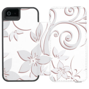 Blume - Wandpapier 1 Incipio Watson™ iPhone 5 Geldbörsen Hülle