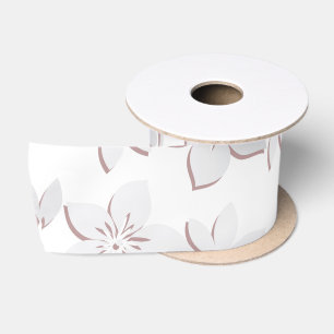 Blume - Wandpapier 1 Satinband