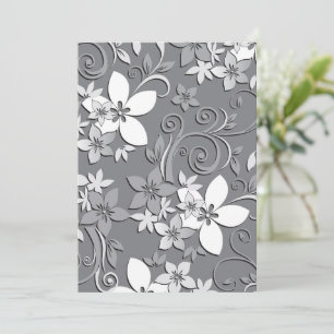Blume-Wandpapier 2 Karte