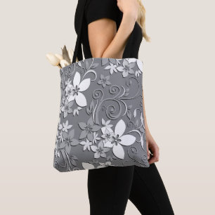 Blume-Wandpapier 2 Tasche
