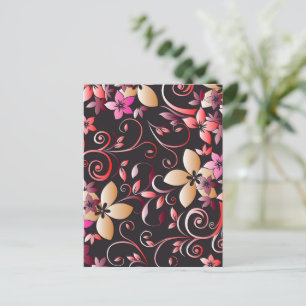 Blume - Wandpapier 7 Feiertagspostkarte